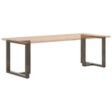 vidaXL Noge za blagovaonski stol T-oblika 2 kom 70x35x(72-73) cm čelik | shoptok.hr