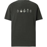 Volcom Majica 'LUNAR PHASES' črna / bela | Shoptok.si