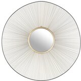 Eglo 425033 - Zidno ogledalo ESASHI, prečnik 76 cm, zlatno/crno | Eponuda.com