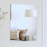  Zidno ogledalo 50 x 60 cm Staklo otporno na udarce | shoptok.hr