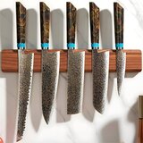  Set damaskih kuhinjskih noževa ZE-37413 - Smeđa / Plava KP37413 | Shoptok.si