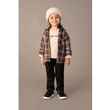 Defacto Baby Boy Checked Hooded Long Sleeved 2-Piece Flannel Set Cene