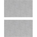  Stepenica Pravokutni 2 pcs Srebrno 50 x 30 cm Aluminij | shoptok.hr