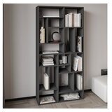 Hanah home Polica za knjige Nicola Anthracite | Eponuda.com