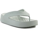Crocs Natikači GETAWAY PLATFORM FLIP 209410-3VS Zelena | Shoptok.si