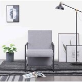  Fotelja od tkanine svjetlosiva | shoptok.hr