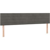  Krevet s oprugama i madracem tamnosivi 200x200 cm baršunasti | shoptok.hr
