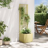  Vrtni saksija s rešetkom Zelena 36 x 36 x 140 cm PP | shoptok.hr