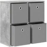  Strani šal s predalom Betonsko siva 59,5 x 27 x 57 cm, (5000233808) | Shoptok.si