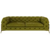 Ropez Zelena baršunasti sofa 225 cm Chelsea Bis – Cijene