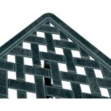  Vrtni stol zeleni 53 x 53 x 53 cm od lijevanog aluminija | shoptok.hr