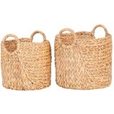 House Nordic Košare v kompletu 2 ks iz vodne hijacinte ø 35x37 cm Passo – | Shoptok.si