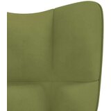 Stolica za opuštanje svjetlozelena baršunasta | shoptok.hr