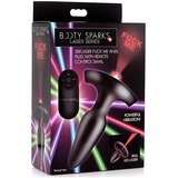 Booty Sparks Laser - bežični, radio analni vibrator (crni) | shoptok.hr