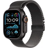 Apple Watch Ultra 2 Milanese Crna 49mm MX5U3FD/A Velikost zapestnice: Srednja Titansko ohišje