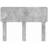  Uzglavlje s uzglavljem Betonski sivi 120 cm Konstruirano drvo | shoptok.hr