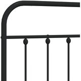  Metalno zamjensko uzglavlje crno 140 cm | Eponuda.com