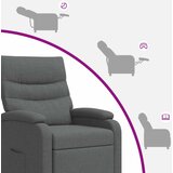  Krevetna stolica za masažu Tamnosiva Tkanina | shoptok.hr