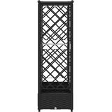  Povišeni krevet s mrežom i krovom Crna 202,5 x 40 x 123 cm PP | shoptok.hr