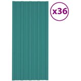 Krovni panel 36 pcs Zelena 100 x 45 cm Pocinčani čelik - Zelena 100 x 45 cm 36 | shoptok.hr