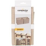 Compactor Bež tekstilne škatle za shranjevanje v kompletu 2 ks 14x12x12 cm Sandy – | Shoptok.si