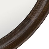 Ixia Zidno ogledalo s okvirom od masivnog drveta ø 110,5 cm Paula – | shoptok.hr