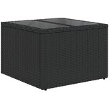  9-dijelni set vrtnih sofa s jastucima crni od poliratana | shoptok.hr
