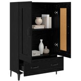  Highboard Crni hrast 70 x 31 x 115 cm Konstruirano drvo | shoptok.hr