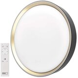  LED stropno svetlo ILVI, prigušiva, LED/45W/230V 2700-6500K prečnik 50 cm crna/mesing + daljinski upravljač | Eponuda.com