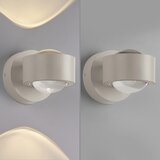 SCHÖNER WOHNEN 19331-39 - LED zidno svetlo CHIA 2xLED/2W/230V sivo | Eponuda.com