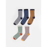 LC Waikiki 5-Piece Striped Boy's Crew Neck Socks | Shoptok.si