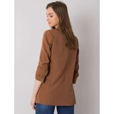 Och Bella Jacket-TW-ZT-BI-22520.14-brown | Shoptok.si