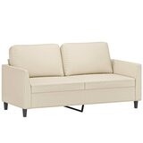  Dvosjed od tkanine krem 140 cm od umjetne kože | shoptok.hr