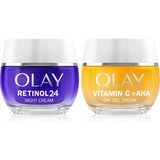 Olay Retinol 24 & Vitamin C + AHA set za njegu lica Cijene
