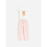 Reserved Pamučna pidžama - krem | shoptok.hr