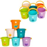  Set šarenih kantica za kupanje s motivima morskih životinja - 6u1 | shoptok.hr