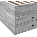  Dnevni krevet s ladicama bez madraca siva boja hrasta 90x190 cm | shoptok.hr