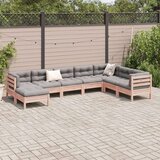  8-dijelni set vrtnih sofa s jastucima masivno drvo duglazije | shoptok.hr
