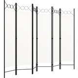 Furnova Paravan 6-delni bel 240x180 cm, (21929962) | Shoptok.si