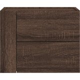  Zidni noćni ormarić boja smeđeg hrasta 45 x 30 x 35 cm | shoptok.hr
