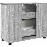 vidaXL Kupaonski ormar s ladicama Sivi hrast sonoma 76.5 x 35 x 64 cm | shoptok.hr