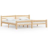 The Living Store Posteljni okvir iz trdne borovine 200x200 cm - Posteljni Okvir, (21529661) | Shoptok.si