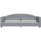 vidaXL Dnevni krevet svjetlosivi 90 x 200 cm od tkanine | shoptok.hr