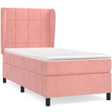 Maison Chic Box spring postelja - Vzmetna postelja z vzmetnico roza 80x200 cm žamet SL14182, (21881920) | Shoptok.si