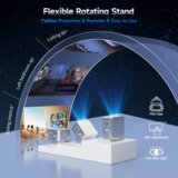 MAGCUBIC HY350GT Projektor, 1080P-8K, 650 AnsiLM, Google TV -Netflix, YT, ... | Eponuda.com