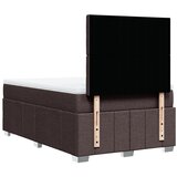  Krevet s oprugama i madracem tamnosmeđi 120 x 200 cm od tkanine | shoptok.hr