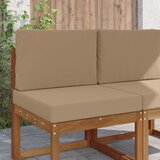  Jastuk za vanjsku sofU 2 pcs Sivo-smeđa Poliester | shoptok.hr