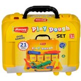 Heroes plastelin set, kovček, 21 kosov Cene