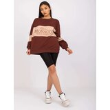 FANCY Sweatshirt-FA-BL-7629.19P-dark brown | Shoptok.si