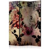  Paravan u 3 dijela - Nostalgia Flowers [Room Dividers] 135x172 Cijene